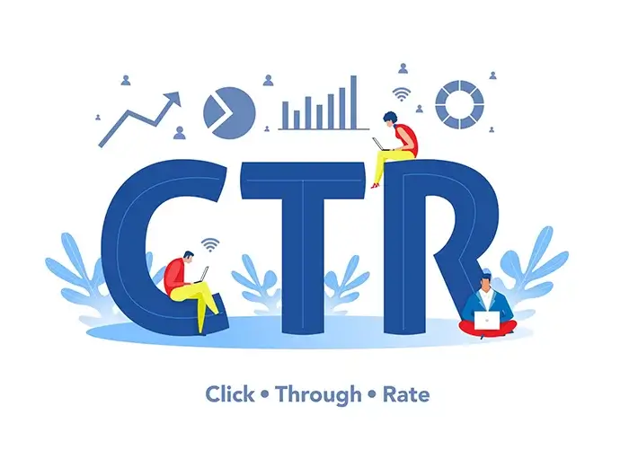 CTR چیست راه های افزایش نرخ کلیک | طراحی سایت گوگل