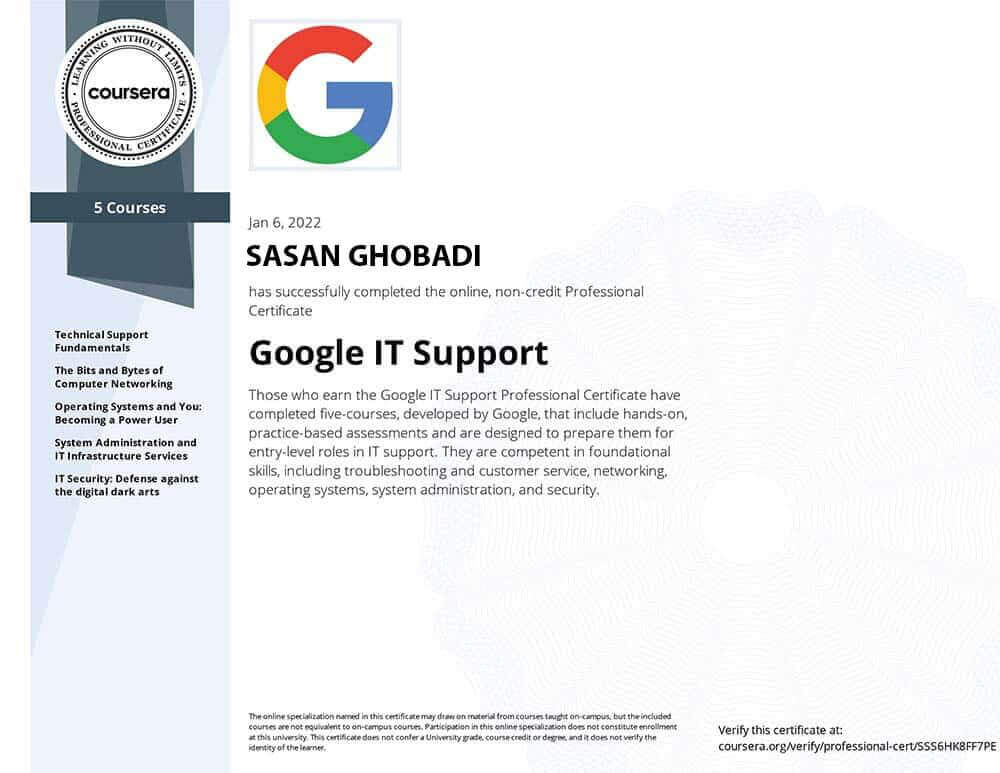 google it support ، جوایز و افتخارات ساسان قبادی ، مهندس ساسان قبادی مدیرعامل شرکت طراحی سایت گوگل و بنیان گذار چندین برند موفق در زمینه برنامه نویسی و دیجیتال مارکتینگ ...